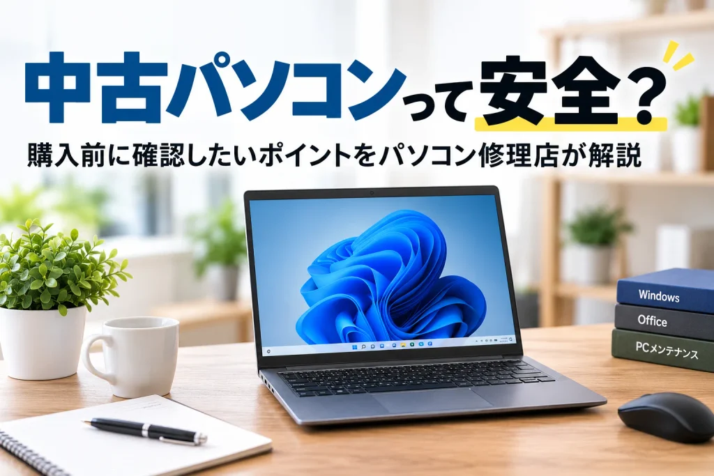 中古パソコンって安全？