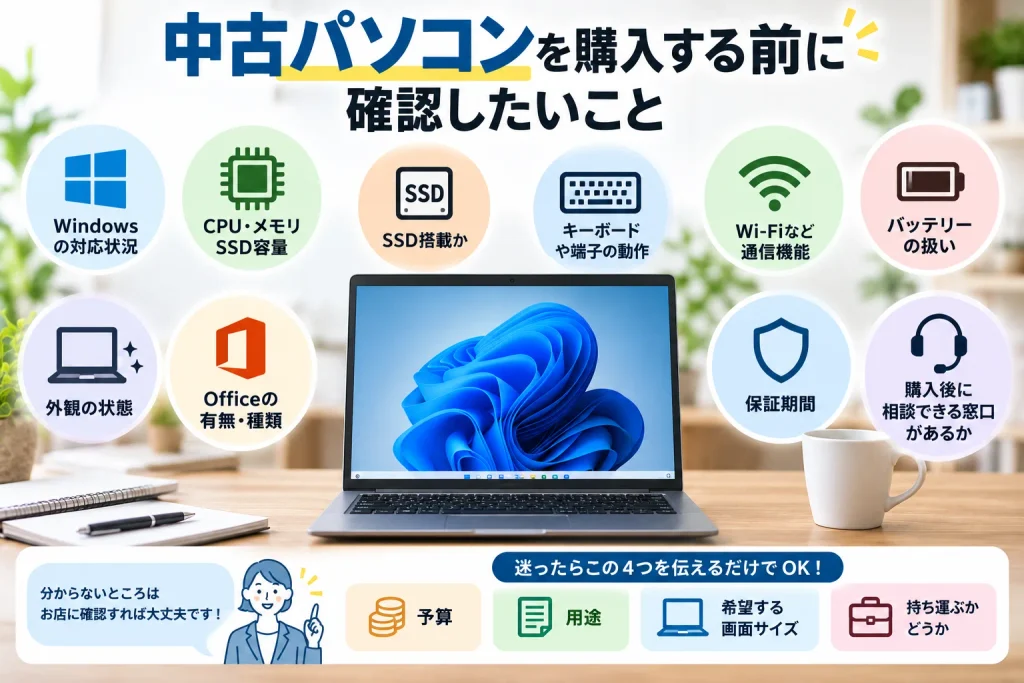 購入する前に確認したいこと